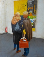 Deux femmes et Basquiat 146x114