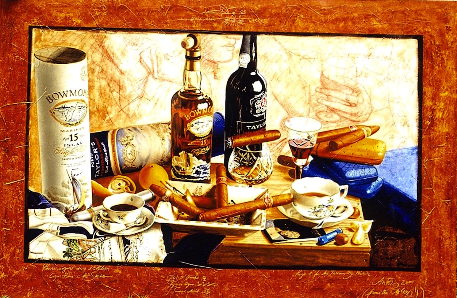 Whisky Bowmore - Cigar  146x 114 cm 2000