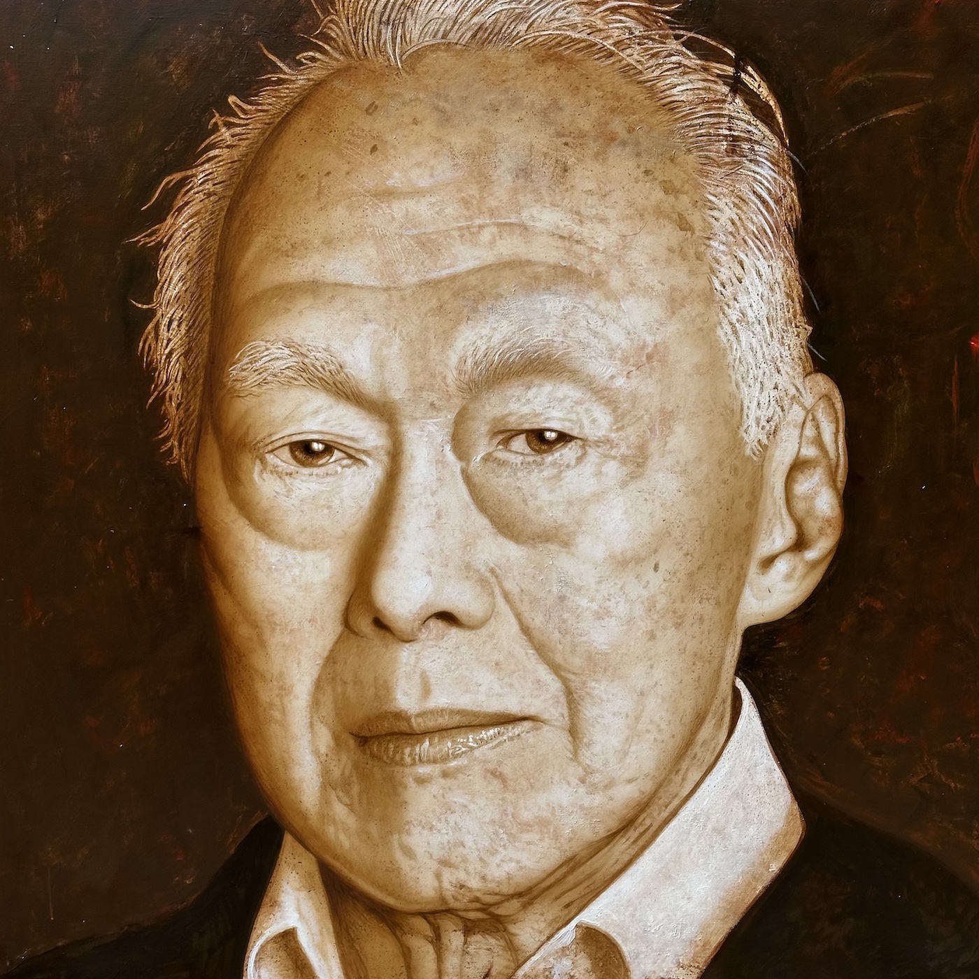 MR LEE KUAN YAW VISIONAIRE 157 X 157 CM 2024